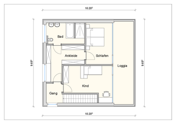 Weizenegger Grundriss Einfamilienhaus in Salem Dachgeschoss