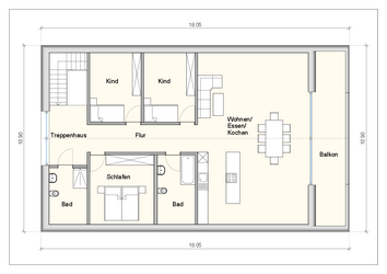 WEIZENEGGER Grundriss Einfamilienhaus in in Wasserburg Dachgeschoss