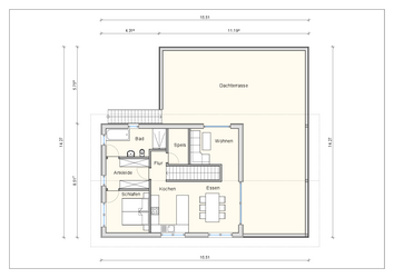WEIZENEGGER Grundriss Einfamilienhaus in Wolfrazhofen Obergeschoss