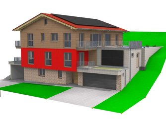 Hausbaubesichtigung in Mittelurbach 3D Visualisierung